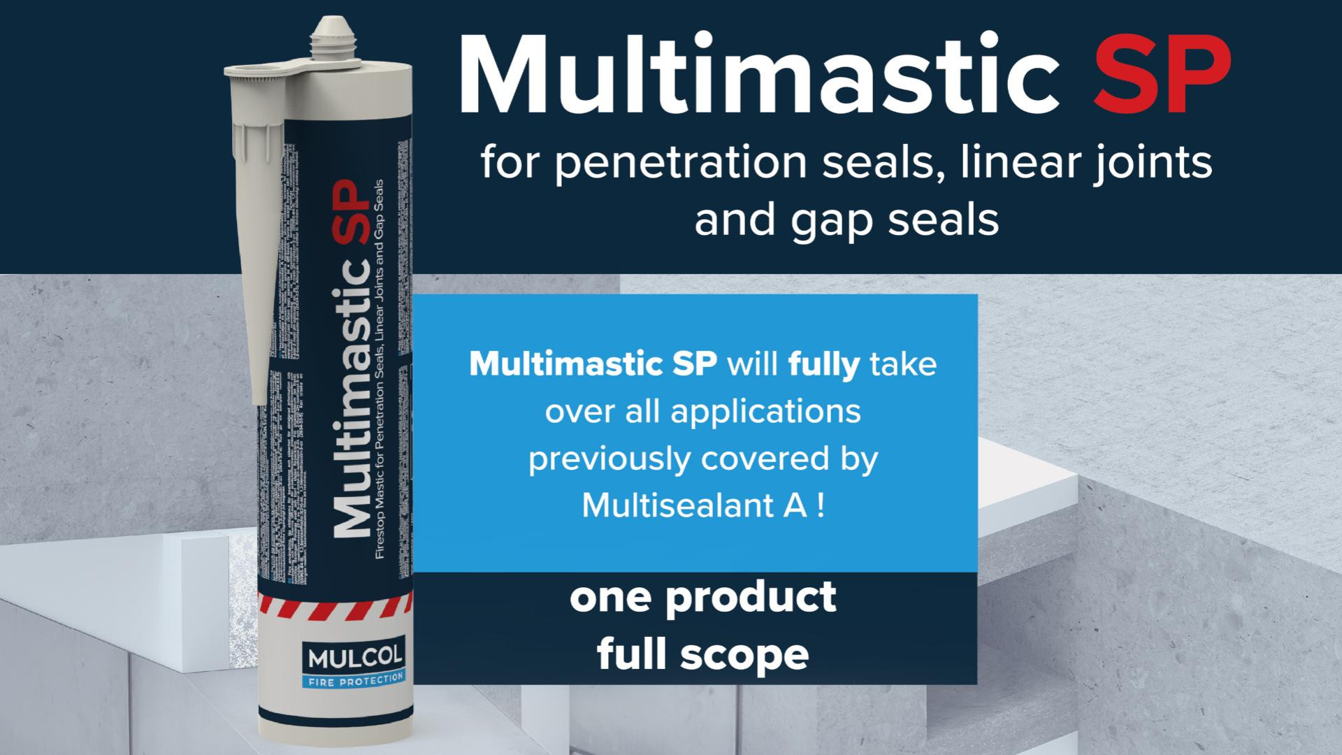 Produktaktualisierung: Multisealant A wird eingestellt; Multimastic SP übernimmt